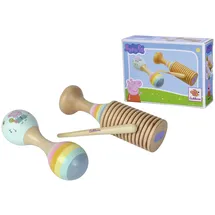 Simba Peppa Pig Maraca und Ratsche Set