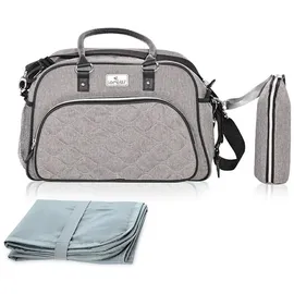 Lorelli Wickeltasche Viola Grau