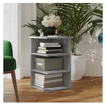 vidaXL Eckregal 35 x 35 x 55 cm Grau