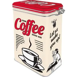 Nostalgic-Art Kaffeedose eckig braun 1,3 l