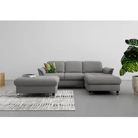 sit&more Stauraumhocker SIT & MORE "Maggiore", grau, B:102cm H:48cm T:67cm, 98% Polyester, 2% Polyamid, Hocker, mit Stauraum und modernen Metallbeinen