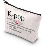 PLITI K-POP Make-up-Tasche, K-POP, Merchandise-Geschenk, K-POP-Fans, Koreanisches Drama, K-POP, Musikliebhaber, Geschenk für K-Drama-Liebhaber, K-Pop Substantiv U, modisch