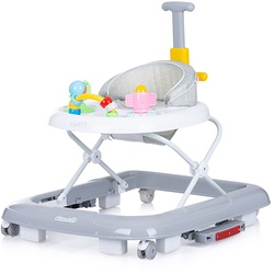 Chipolino Lauflernwagen 4 in 1 Party Wippe, höhenverstellbar, Stopper, klappbar grau