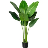 CREATIV green Kunstpflanze Strelitzia nicolai, 120 cm