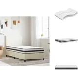 Vidaxl - Matratze Bonnell-Federkern Mittel 120x200 cm - Bonnell-Matratze - Federkernmatratze - Matratze 120x200 - Doppelbettschaummatratze