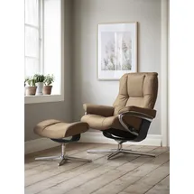 Stressless Mayfair mit Cross Base Leder 83 x 102 x 74 cm latte batick