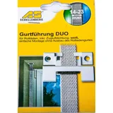 Schellenberg 15203 Gurtführung Duo mit Zugluftdichtung, für System Mini und Maxi