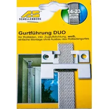Schellenberg 15203 Gurtführung Duo mit Zugluftdichtung, für System Mini und Maxi