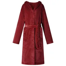 vidaXL Bademantel Hoodie Bordeauxrot XL