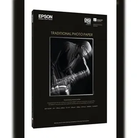 Epson Traditional Photo Paper seidenmatt A 4, 25 Blatt, 330 g