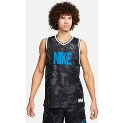 NIKE Herren Shirt DNA Basketball Jersey, ANTHRACITE/STAR BLUE, M
