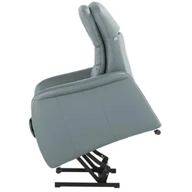 Hukla Relaxsessel Tobias Leder 75 x 105 x 88 cm Blau elektrisch