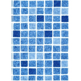 weka Massivholzpool 595 650 x 500 x 203 cm inkl. Sandfilteranlage Folie blau/mosaik