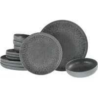 CreaTable Uno Volcano Tafelservice 12-tlg. grau