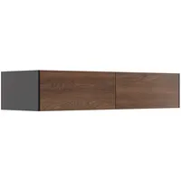 Magnolia home Hängekonsole Urban Slimline 2 Schubladen Push-to-open Redwood
