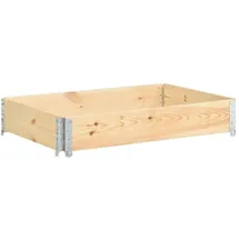 vidaXL Hochbeet 80 x 120 x 80 cm Braun