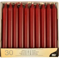 Papstar Tafelkerzen 30 St. Ø 2,1 cm bordeaux