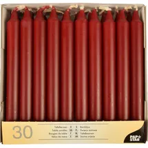 Papstar Tafelkerzen 30 St. Ø 2,1 cm bordeaux