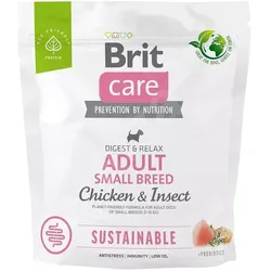 BRIT Care Sustainable Adult Small Breed mit Huhn und Insekten 1 kg