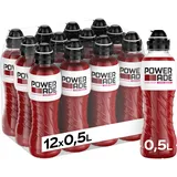 Powerade Zero Black currant, kalorien- und zuckerfreier Sportdrink mit Johannisbeergeschmack, mit Elektrolyten, Sportgetränk in Einweg Flaschen (12 x 500 ml)