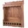 DESIGN DELIGHTS WANDREGAL Cottage | Mahagoni Holz, 67x76x15 cm, Wohnzimmer, Regale, Wandregale