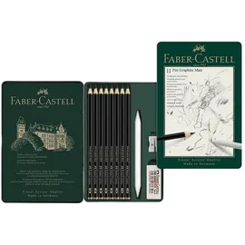 Faber-Castell 115220 Füller- & Stiftegeschenkset Graphitstift Metall-Box
