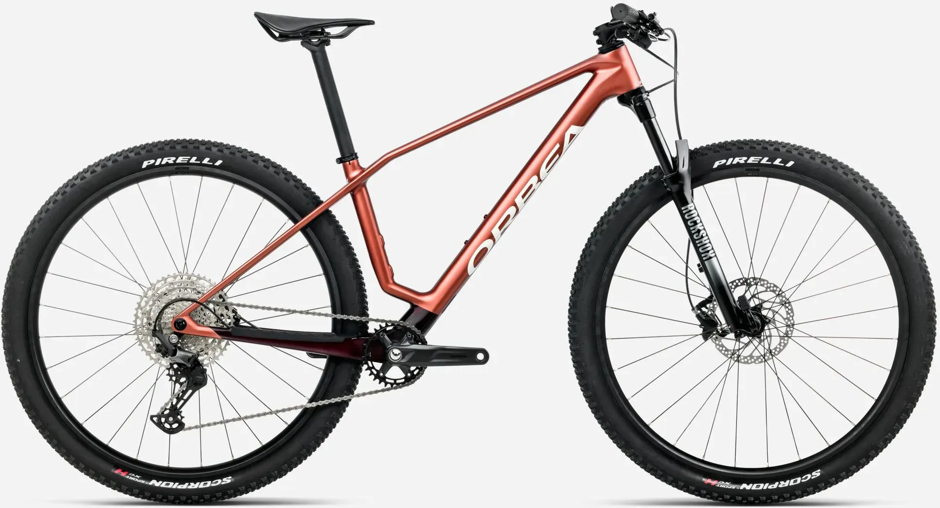 Orbea Alma M50 - Mars Red (Matt) - Metallic Burgundy Red (Gloss) - XL
