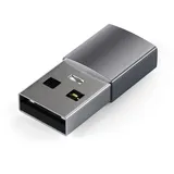 Satechi USB-A auf USB-C Adapter Grau