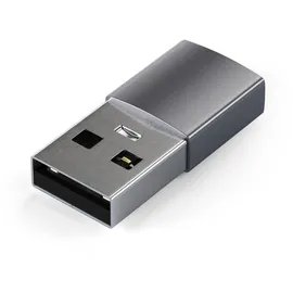 Satechi USB-A auf USB-C Adapter Grau