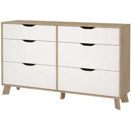 Andas Kommode Imperia ¦ weiß ¦ Maße (cm): B: 155,7 H: 92,2 T: 39.8