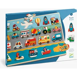 Djeco Vroom Holzpuzzle 22 Teile