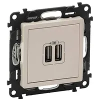 Legrand USB-Steckdose 2-fach Mandelweiß 1 St.
