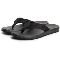 Zehentrenner TOMMY HILFIGER "MOLDED PADDED HILFIGER B SANDAL", Herren, Gr. 40, schwarz, Textil, Schuhe Zehentrenner, Strandschuh, Sommerschuh, Poolslide mit Kontrastbesatz