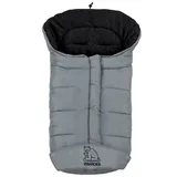 Heitmann-Felle Winterfußsack Eisbärchen hellgrau meliert