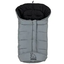 Heitmann-Felle Winterfußsack Eisbärchen hellgrau meliert