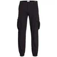 JACK & JONES Kane Jonnie Cuffed Cargohose Black 32