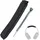 MMobiel Stirnband Ersatz für Bose QuietComfort 35, 35 II, 45 (QC35, QC35 II, QC45) Over-Ear Kopfhörer von MMOBIEL – Protein PU Kopfbandpolster, Headset Kopfkissen-Abdeckung Reparaturteil – Schwarz