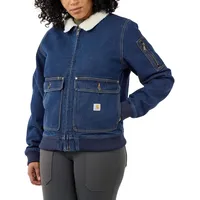 CARHARTT Denim-Sherpa, Jeansjacke Damen - Blau (H87) - L