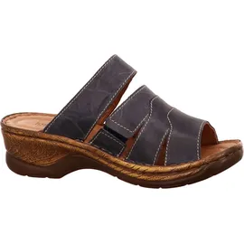 Josef Seibel Catalonia 49 Damen Leder Clogs blau, weiches Leder Fußbett / Blau - 39