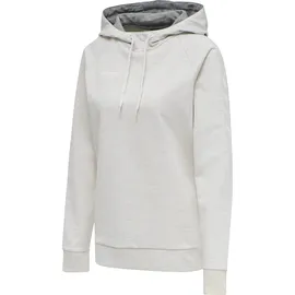 hummel GO Baumwoll Hoodie Damen egret melange S