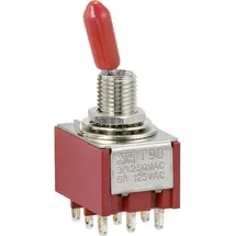 TRU Components TC-9354008 Wippschalter 250 V/AC 3A 3 x Ein/Ein rastend 1St.