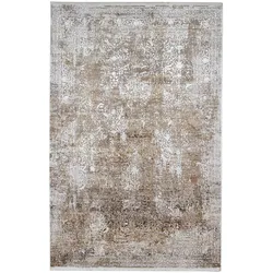 Vintage Teppich Kennedy 300 x 400 cm Mischgewebe Braun