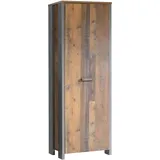 Forte Clif Garderobenschrank 67 x 41,6 x 201,5 cm braun