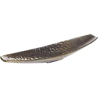 Beliani Schmuckschale TINOS Metall Gold