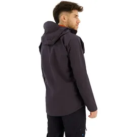 Klättermusen Asynja Regenjacke Herren Schwarz/Grau M