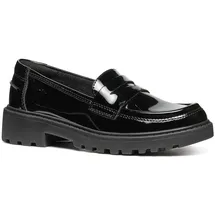 GEOX J Casey Girl C Moccasin, Black, 32 EU