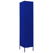 vidaXL Schließfachschrank Stahl 35x46x180 cm Marineblau