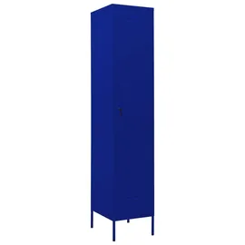vidaXL Schließfachschrank Stahl 35x46x180 cm Marineblau