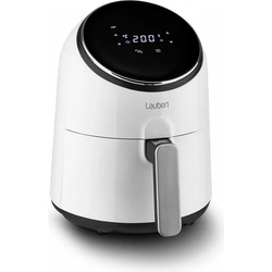 Lauben 2500WT Heißluftfritteuse fettfrei, Fritteuse, Weiss