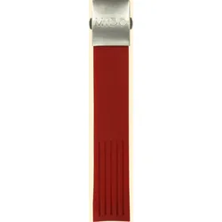 Mido Silikon Ocean Star Captain Iii Silicon Band Rot, Stahl Schliesse M603009172 - rot